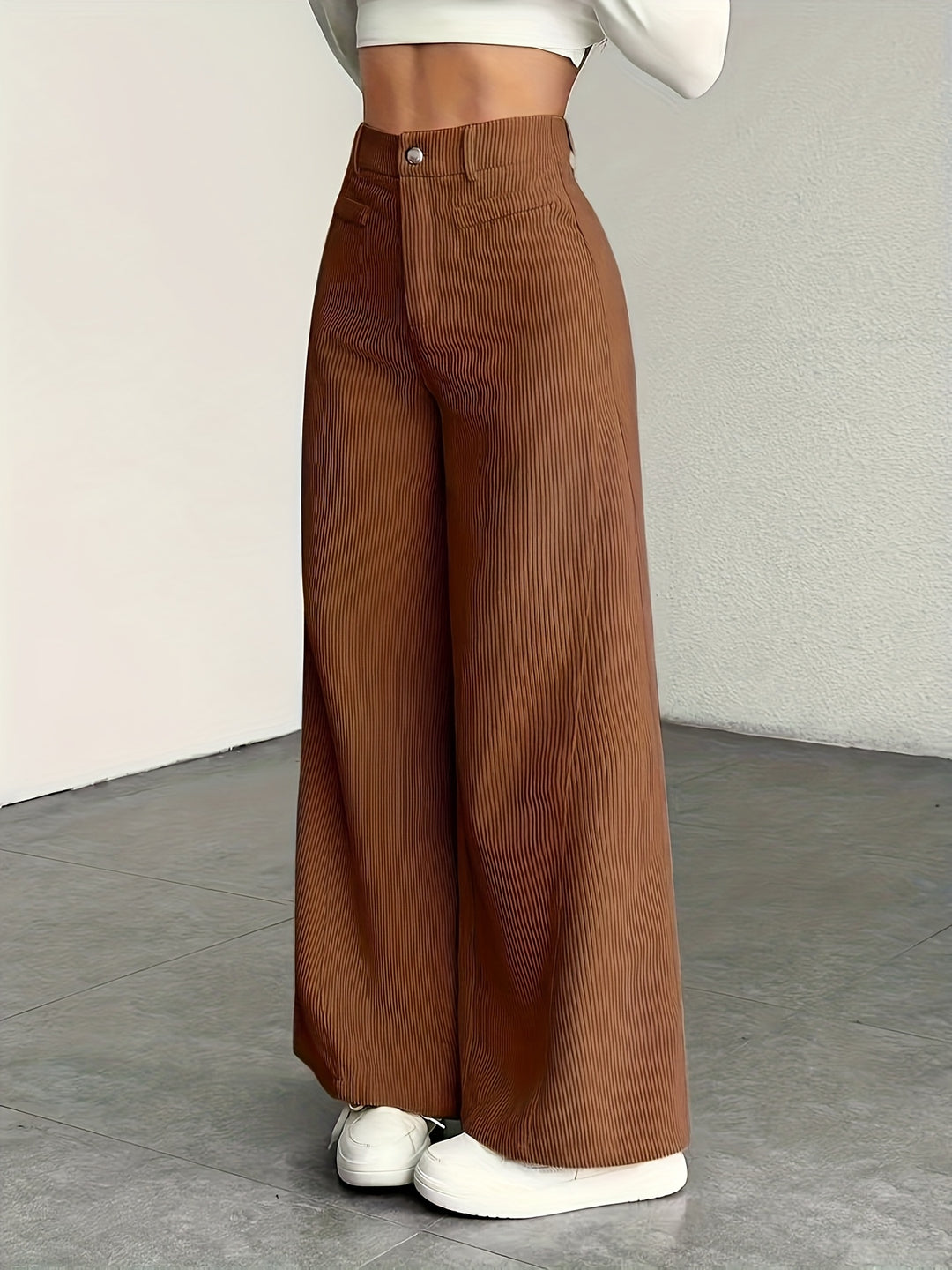 Nora | High-Waisted Wide-Leg Trousers