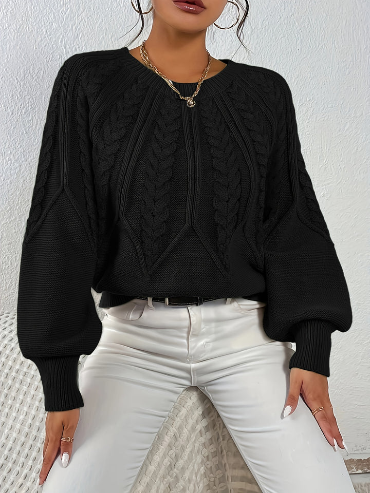 Ophelia | Relaxed Cable-Knit Sweater