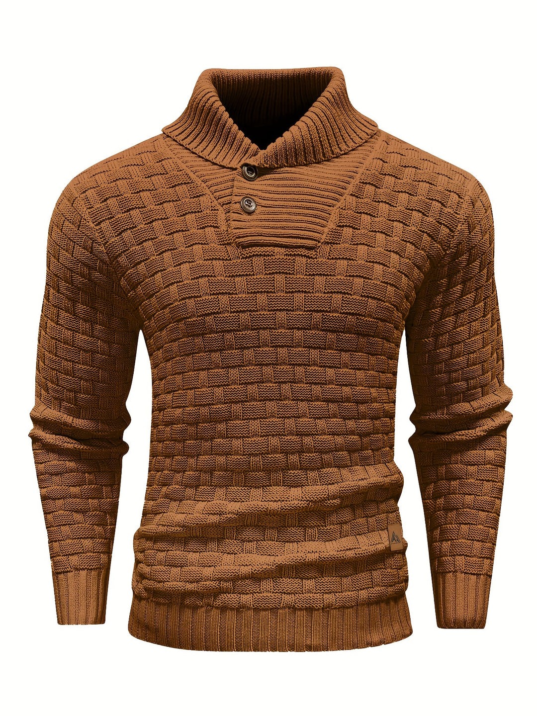 Barrett | Textured Shawl-Collar Jumper