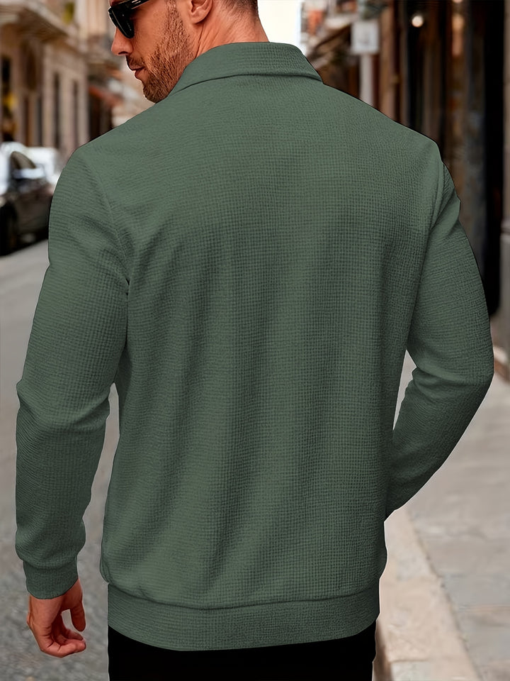 Clifford | Textured Button-Up Overshirt