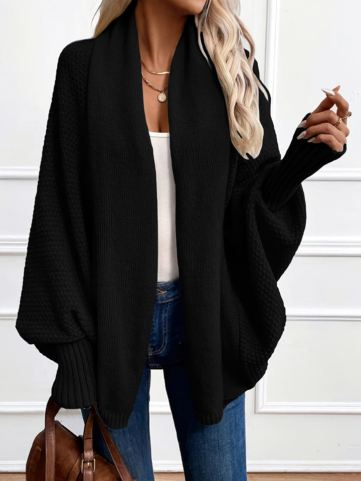Odessa | Draped Shawl-Collar Cardigan