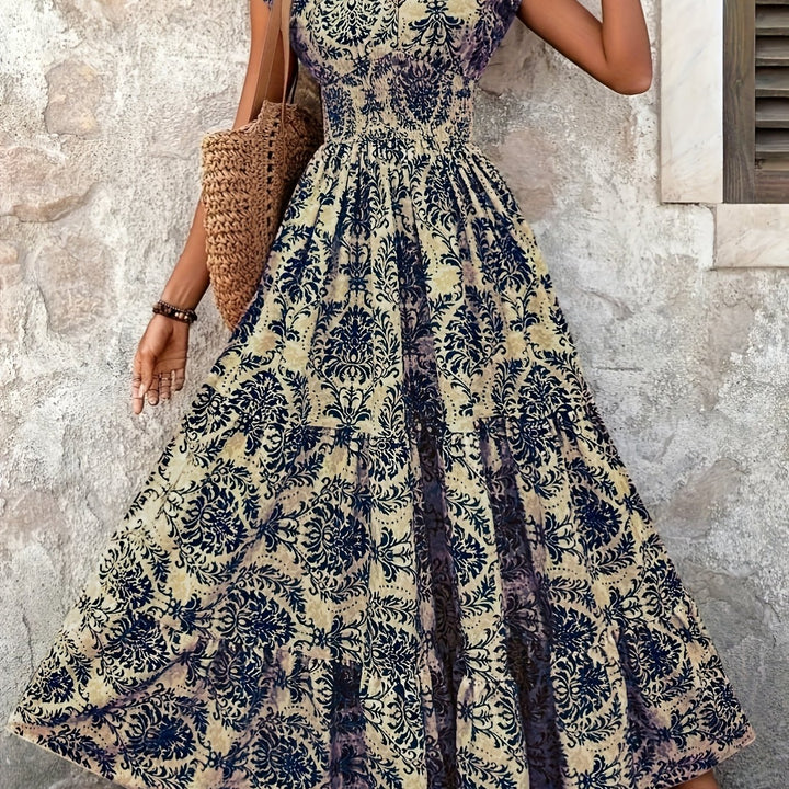 Mirabel | Bohemian Tiered Maxi Dress