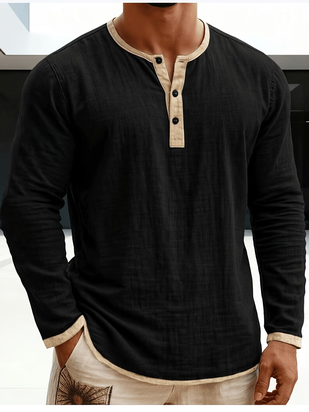 Colton | Casual Long Sleeve Button Summer Shirt