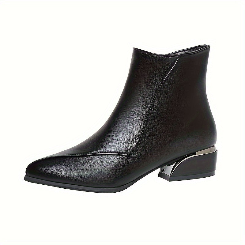 Helena | Refined Pointed-Toe Ankle Boots