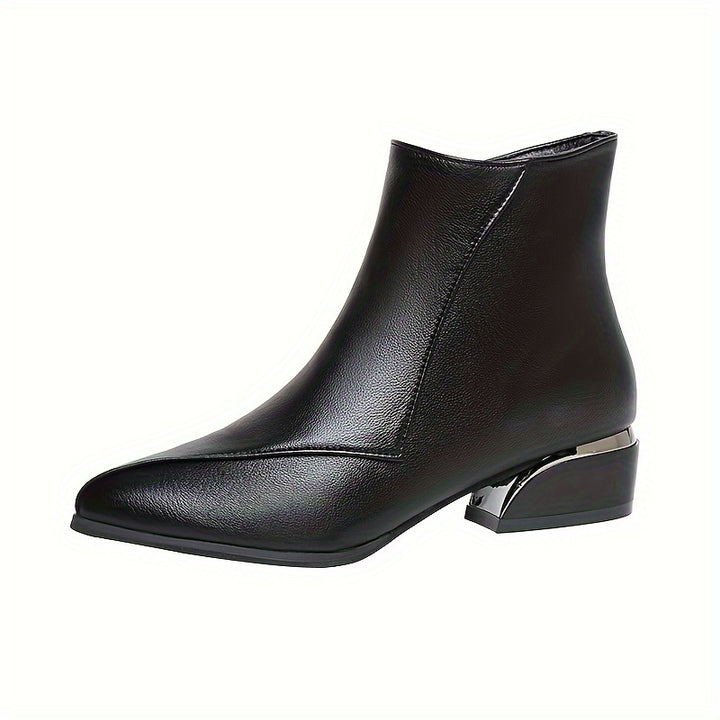 Helena | Refined Pointed-Toe Ankle Boots