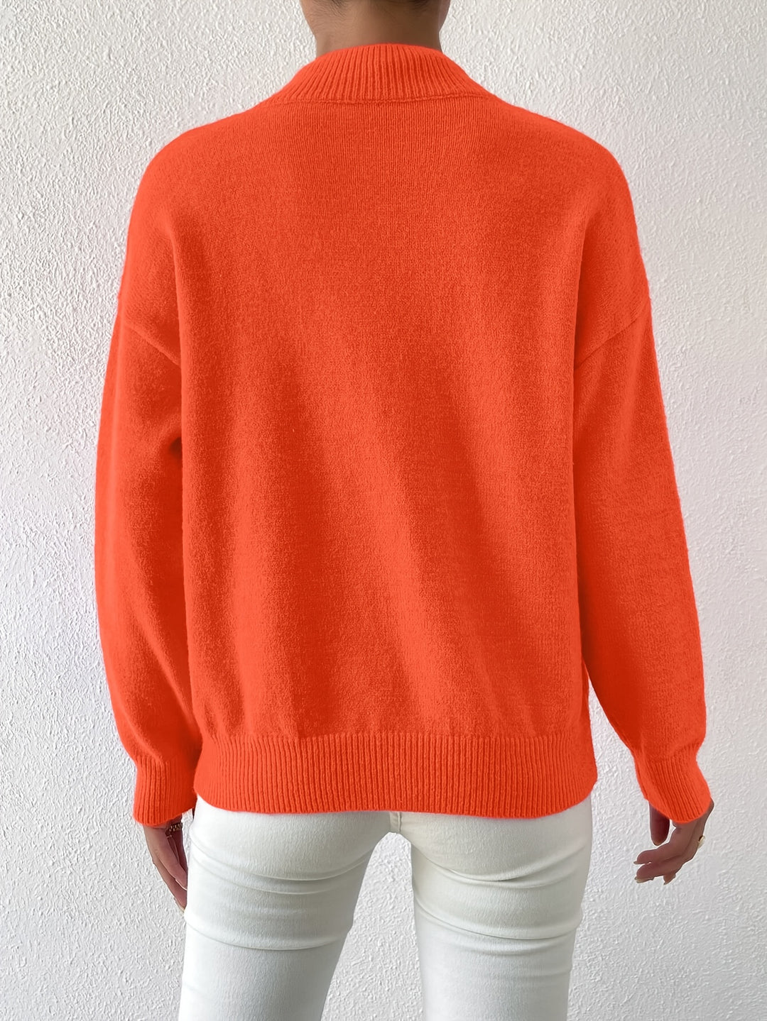 Simone | Relaxed Mock Neck Jumper