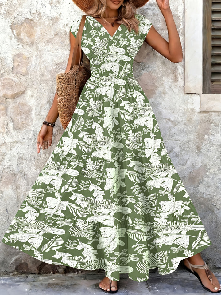 Mirabel | Bohemian Tiered Maxi Dress