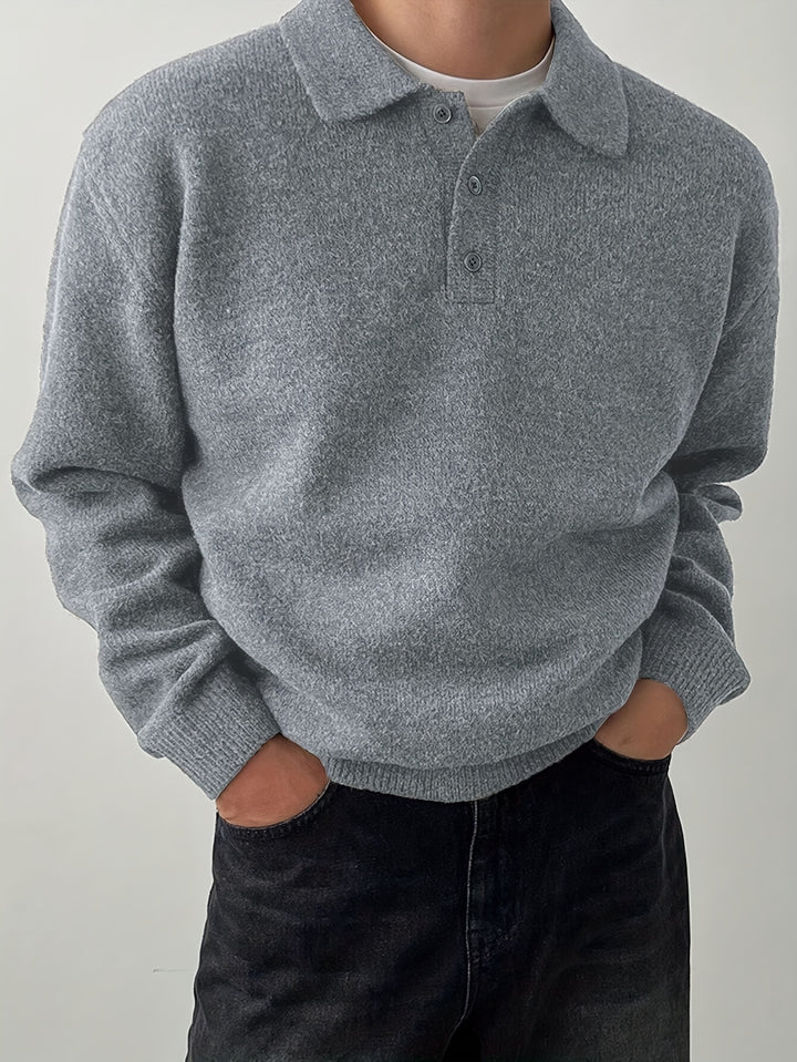 Reid | Polo Collar Knit Jumper