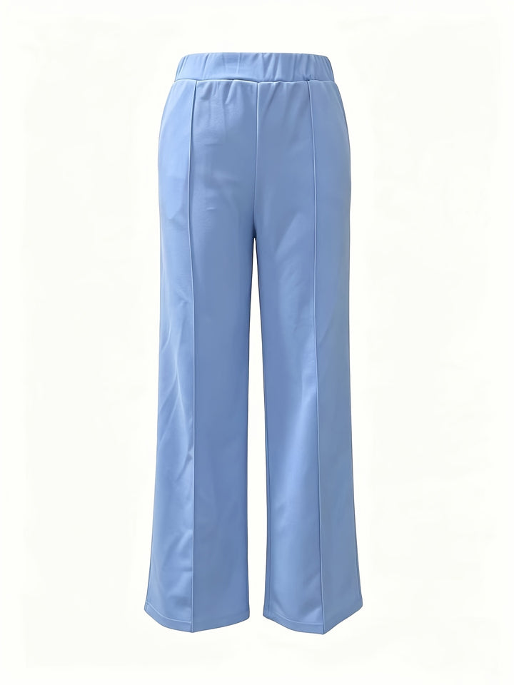 Marlene | High-Waisted Straight-Leg Trousers