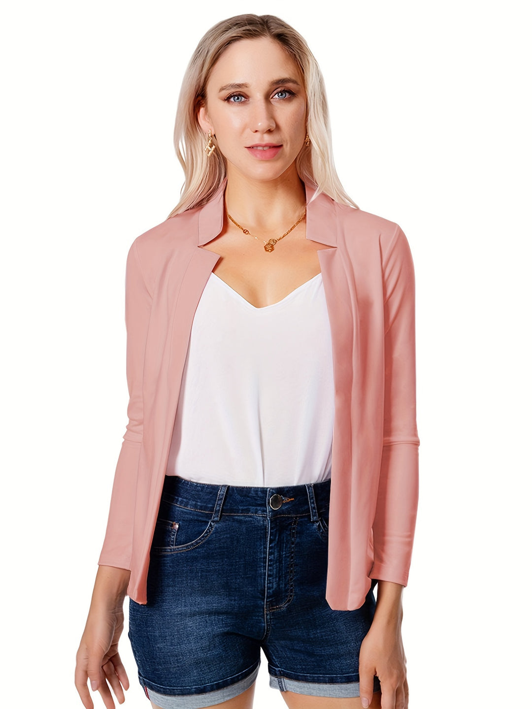 Corinne | Relaxed Open-Front Jacket