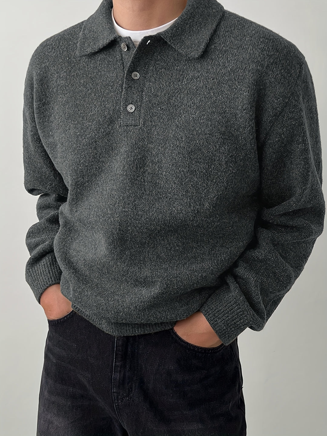 Reid | Polo Collar Knit Jumper