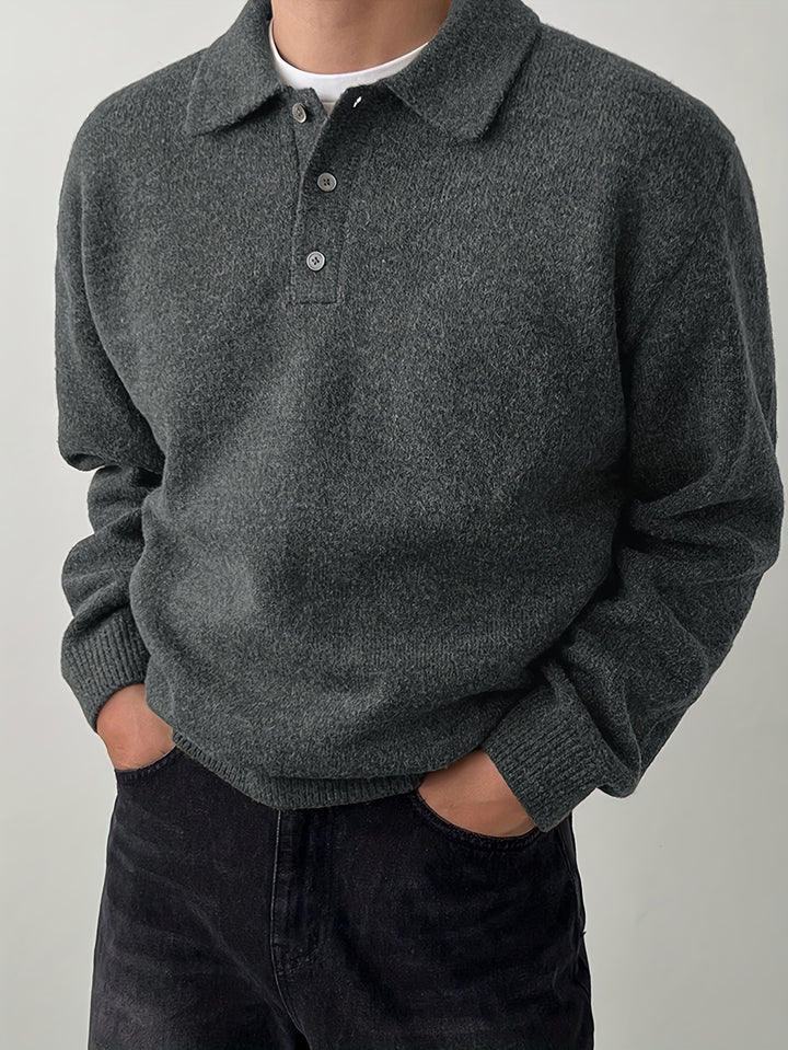 Reid | Polo Collar Knit Jumper