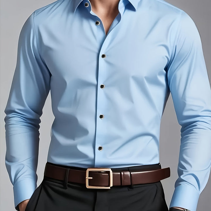 Preston | Tailored Long-Sleeve Dress Shirt