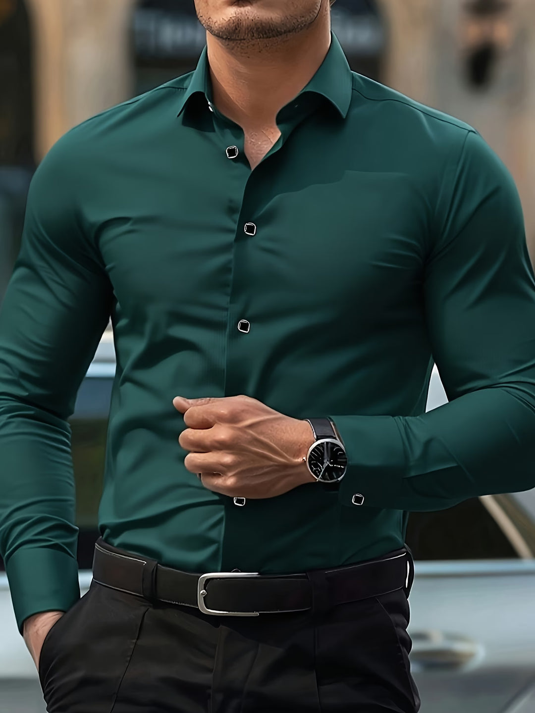 Arvid | Classic Long Sleeve Everyday Shirt