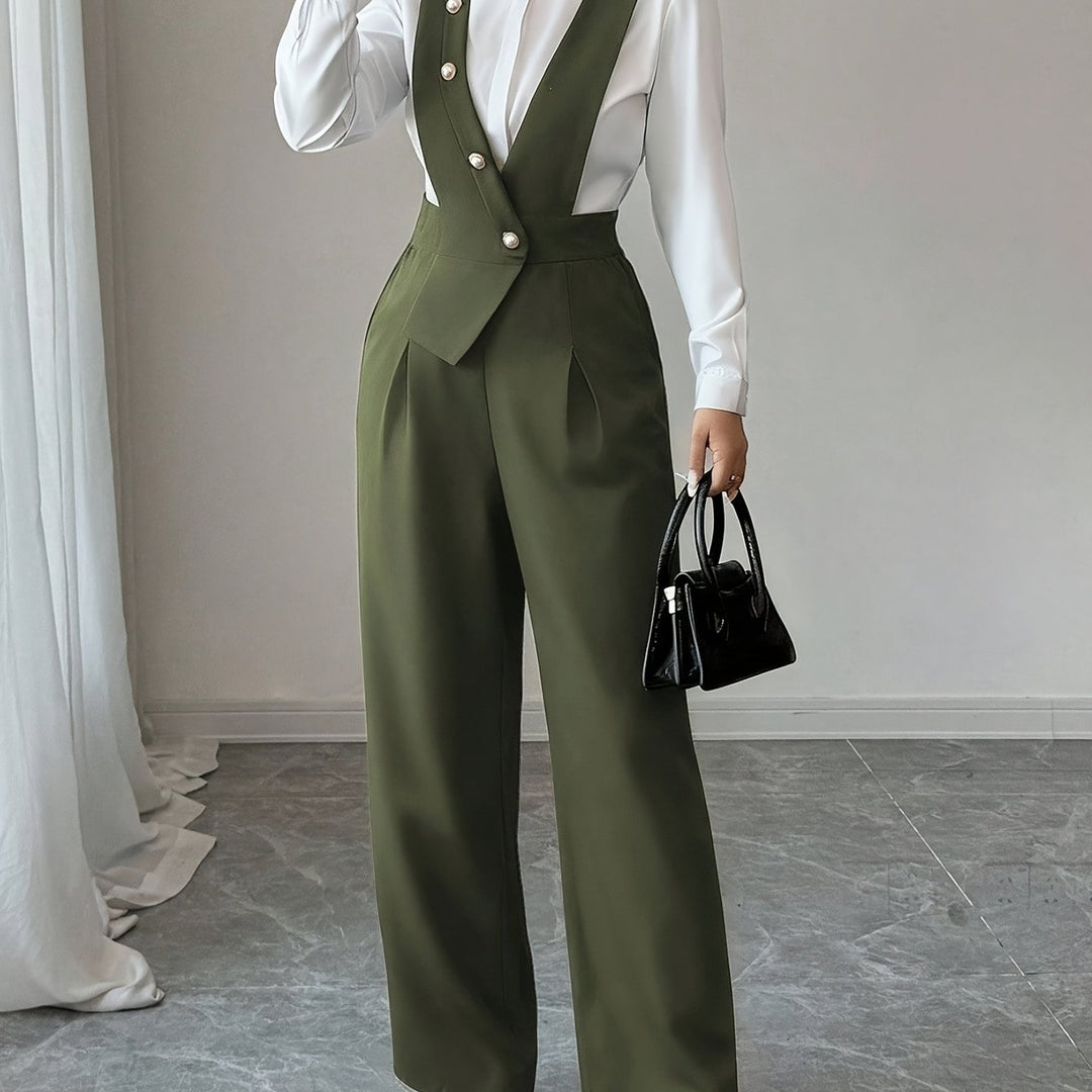 Tamsin | Tailored Wide-Leg Jumpsuit