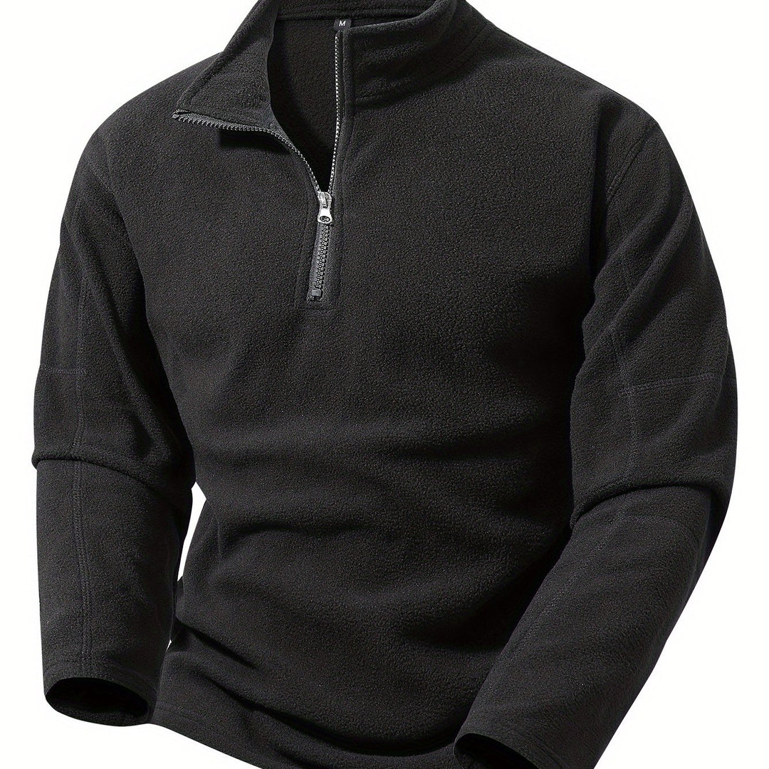 Fraser | Stand-Collar Half-Zip Pullover