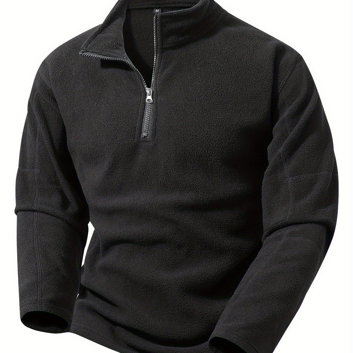 Fraser | Stand-Collar Half-Zip Pullover