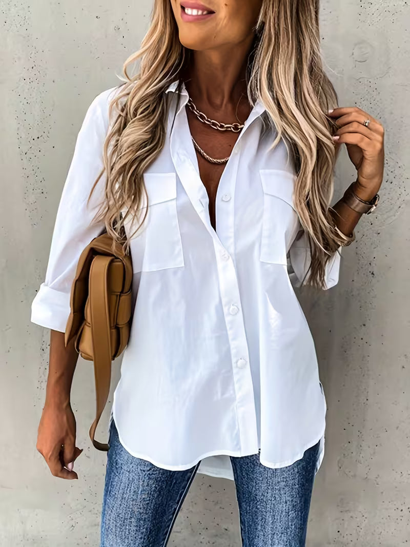 Harper | Classic Button-Up Long Sleeve Shirt