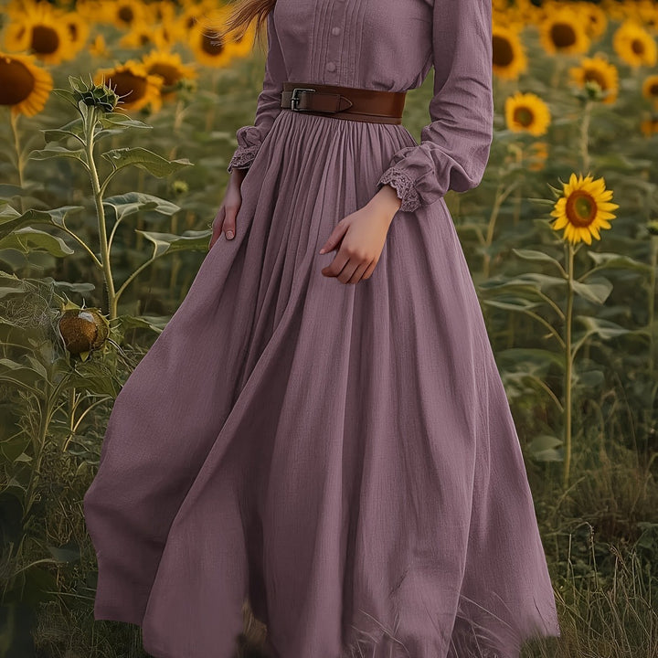 Susannah | Romantic High-Neck Maxi Dress