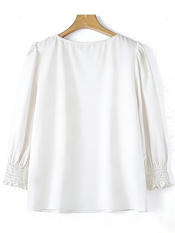 Gwyneth | Elegant Puff-Sleeve Blouse