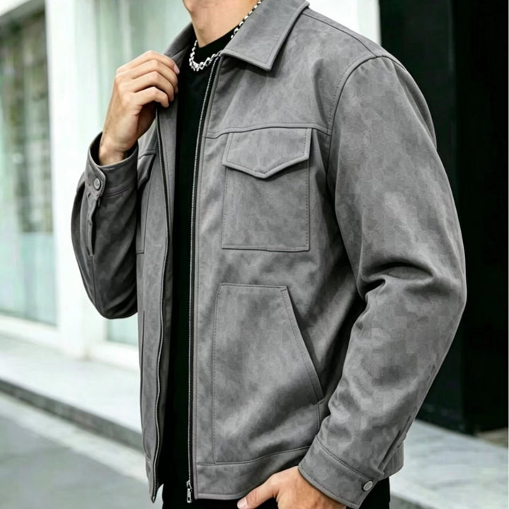 Alaric | Collared Utility Jacket