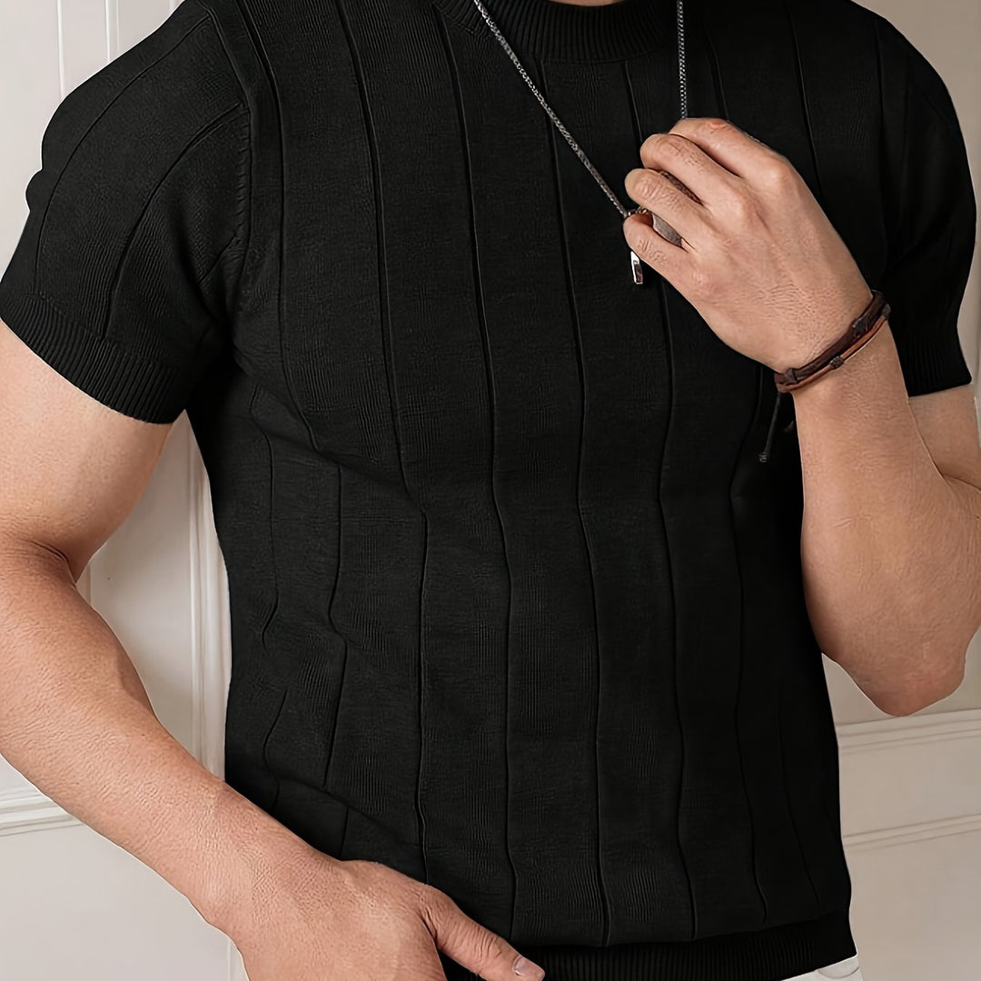 Julian | Ribbed Short-Sleeve Top