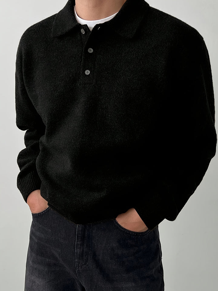 Reid | Polo Collar Knit Jumper
