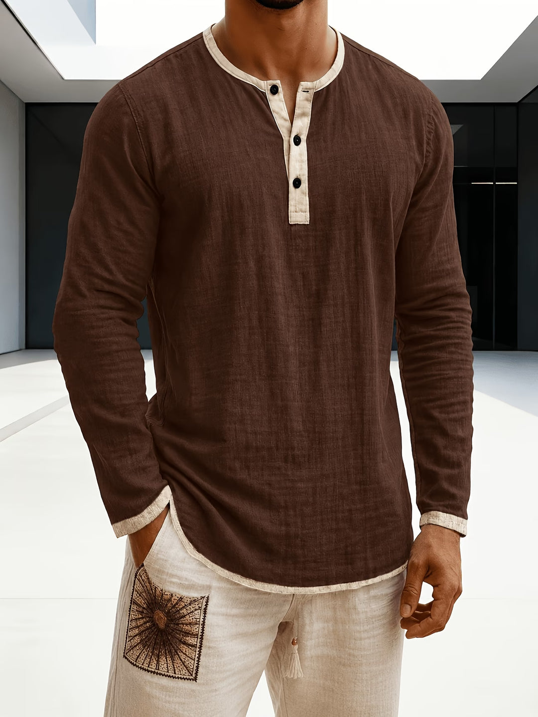 Colton | Casual Long Sleeve Button Summer Shirt