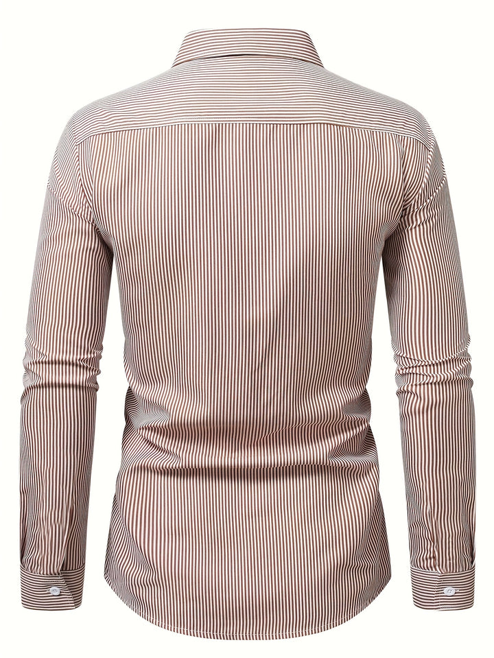 Sullivan | Refined Striped Long Sleeve Shirt