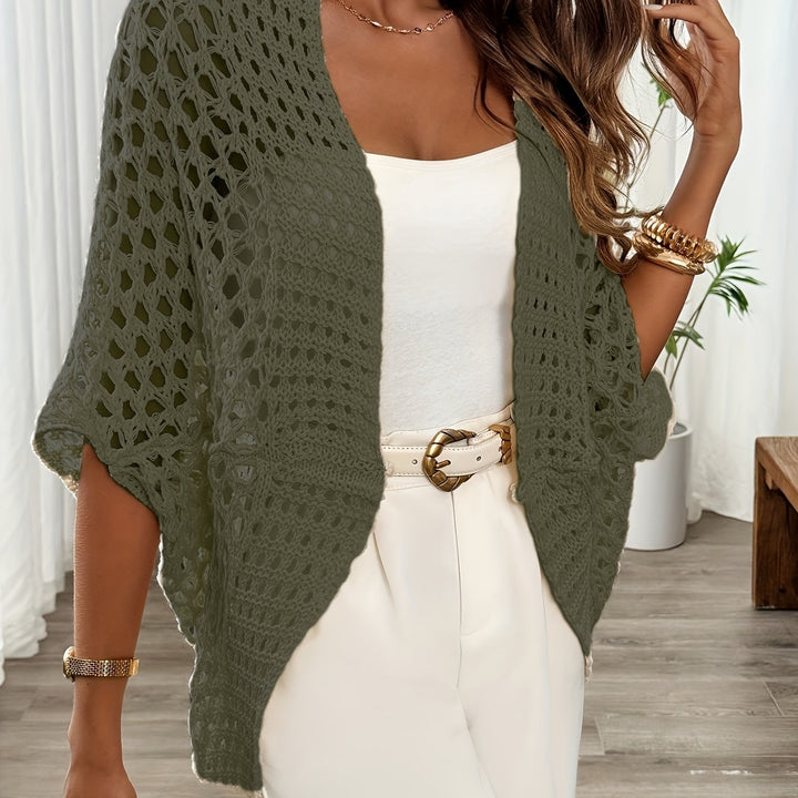 Josie | Open-Front Batwing Cardigan
