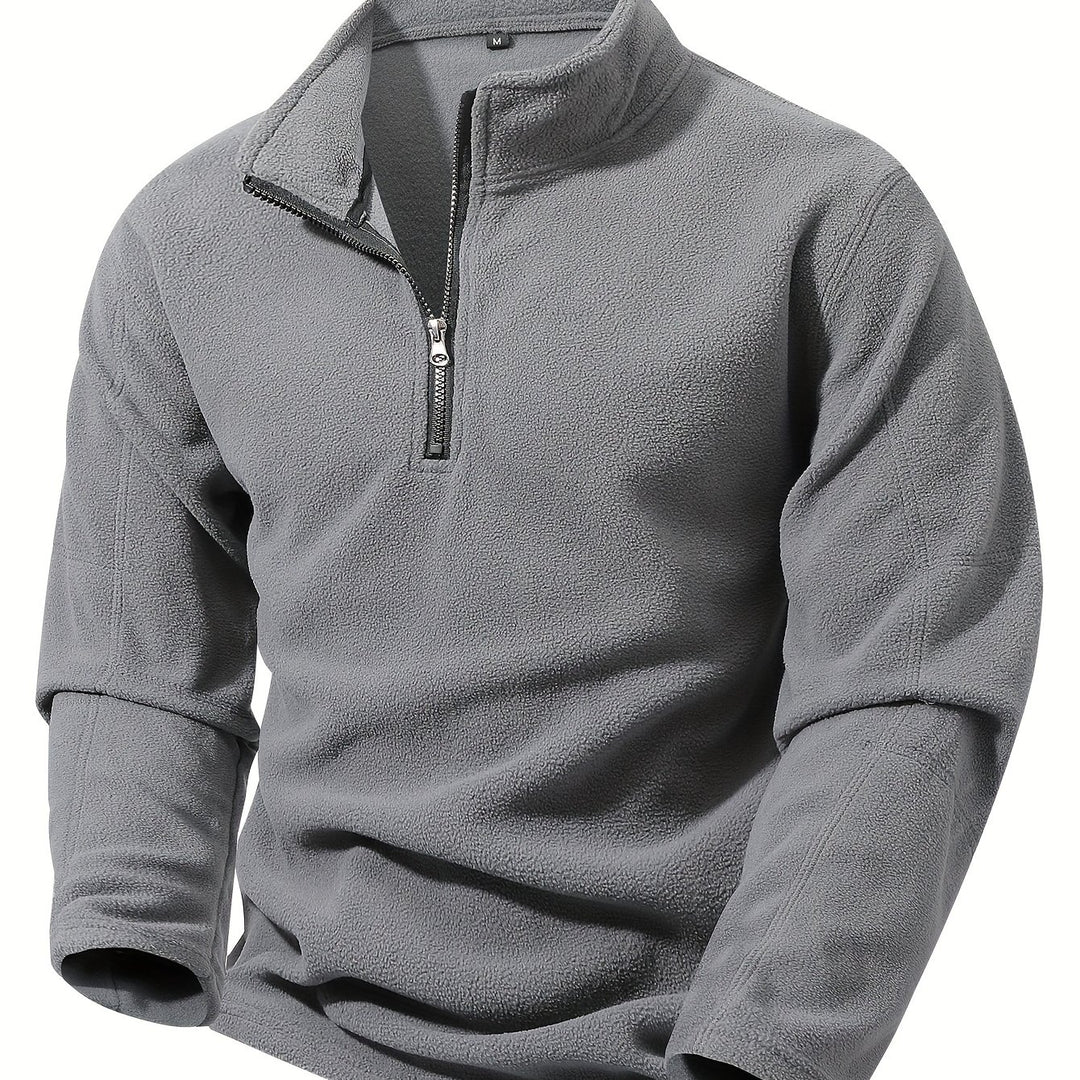 Fraser | Stand-Collar Half-Zip Pullover