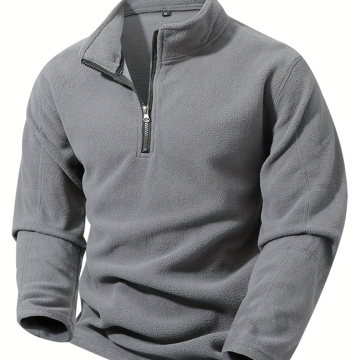 Fraser | Stand-Collar Half-Zip Pullover