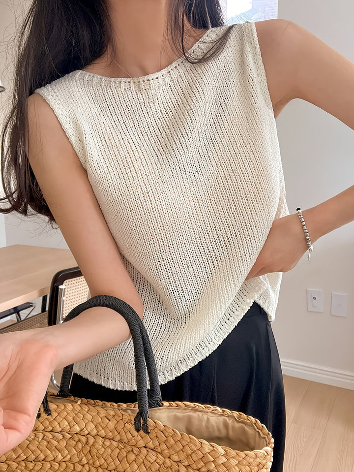 Juniper | Relaxed Sleeveless Knit Top