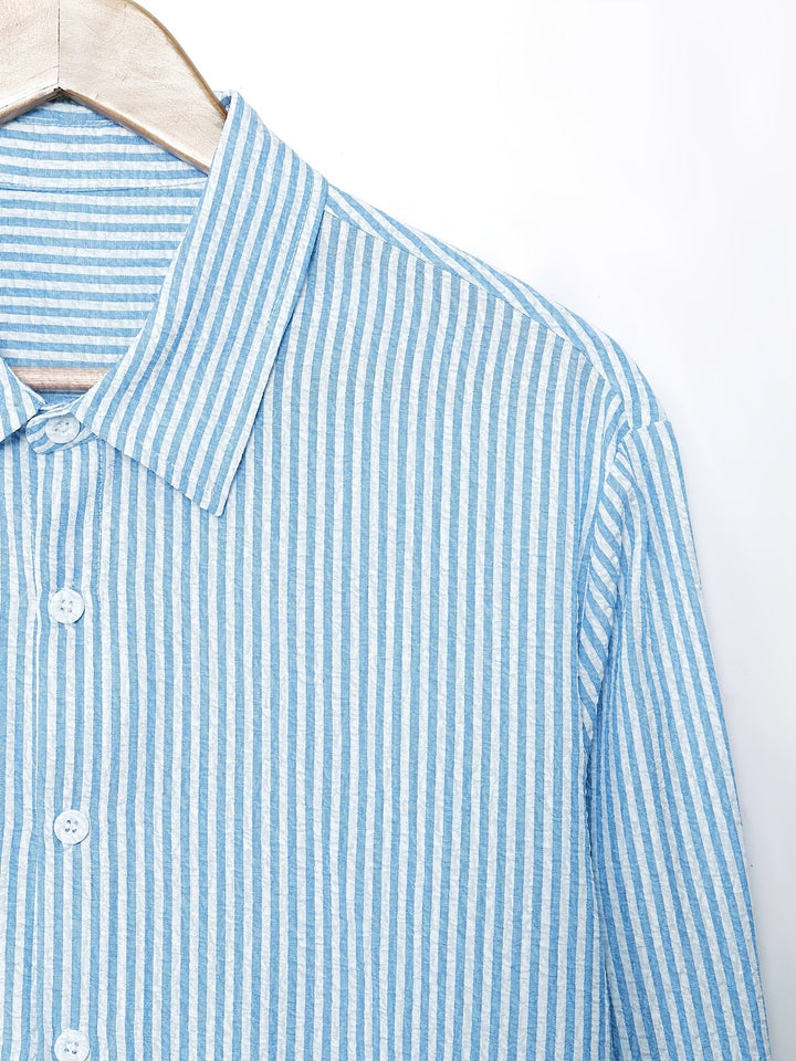 Byron | Coastal Striped Long Sleeve Shirt