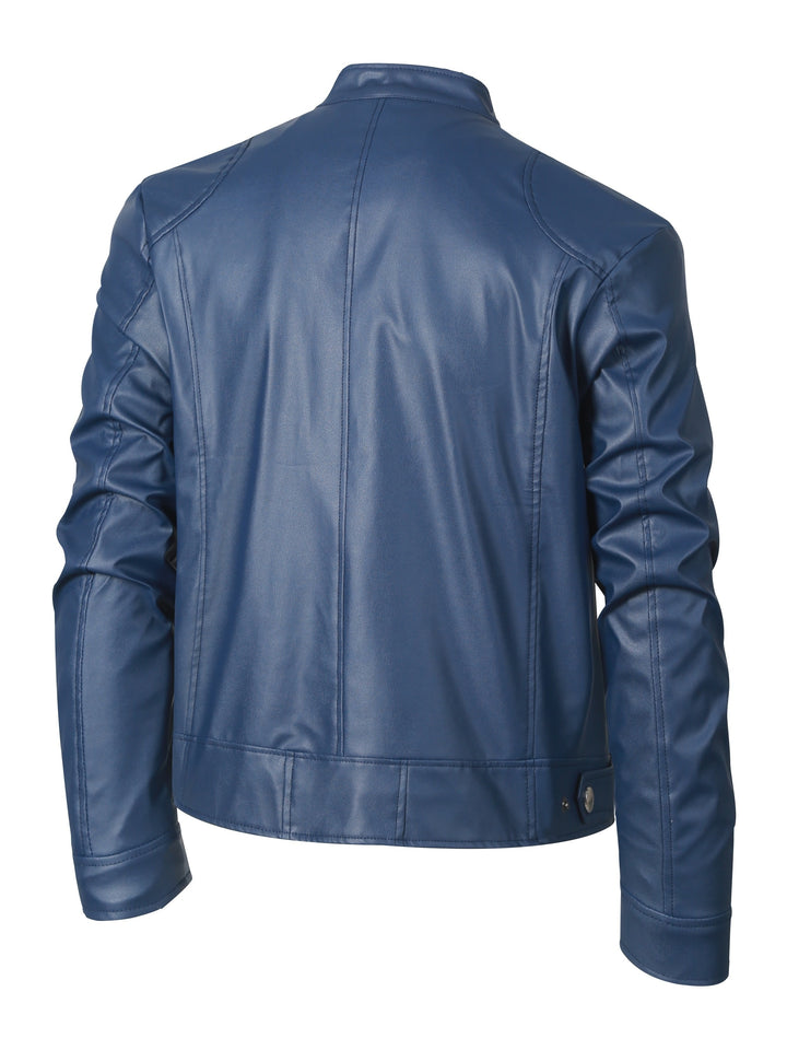 Wallace | Stand-Collar Moto Jacket