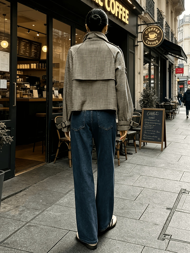 Bernadette | Refined Houndstooth Jacket