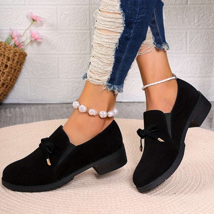 Susannah | Bow-Detail Slip-On Loafers