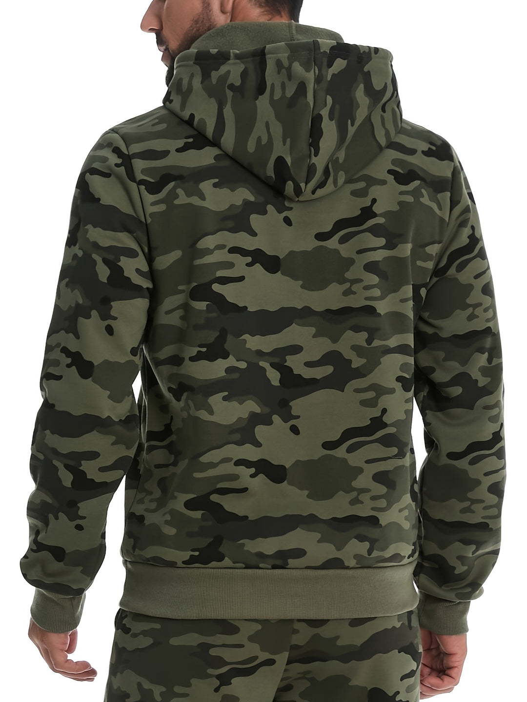 Ronan | Camouflage Zip-Up Hoodie