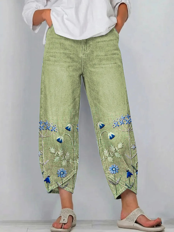 Georgina | Casual Floral Loose Pants