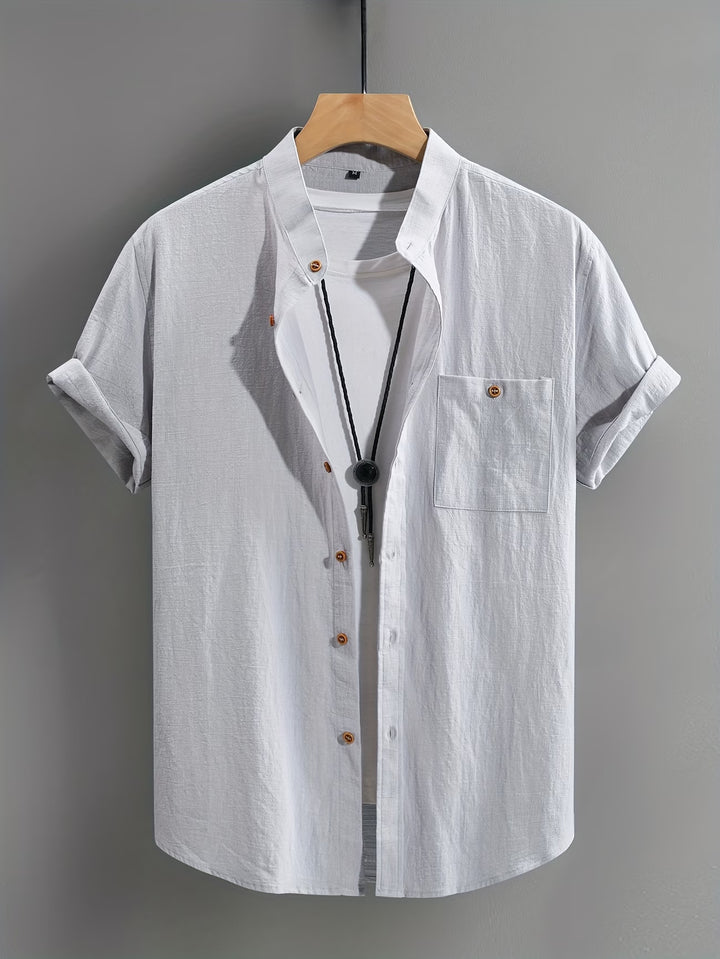 Alaric | Casual Button Short Sleeve Shirt