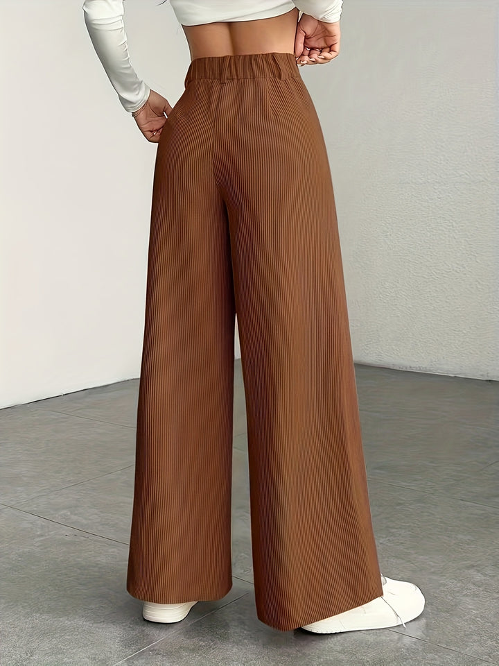 Nora | High-Waisted Wide-Leg Trousers