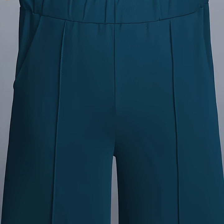 Marlene | High-Waisted Straight-Leg Trousers