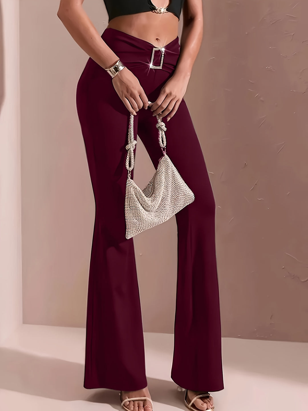 Emmeline | High-Waisted Flared Trousers