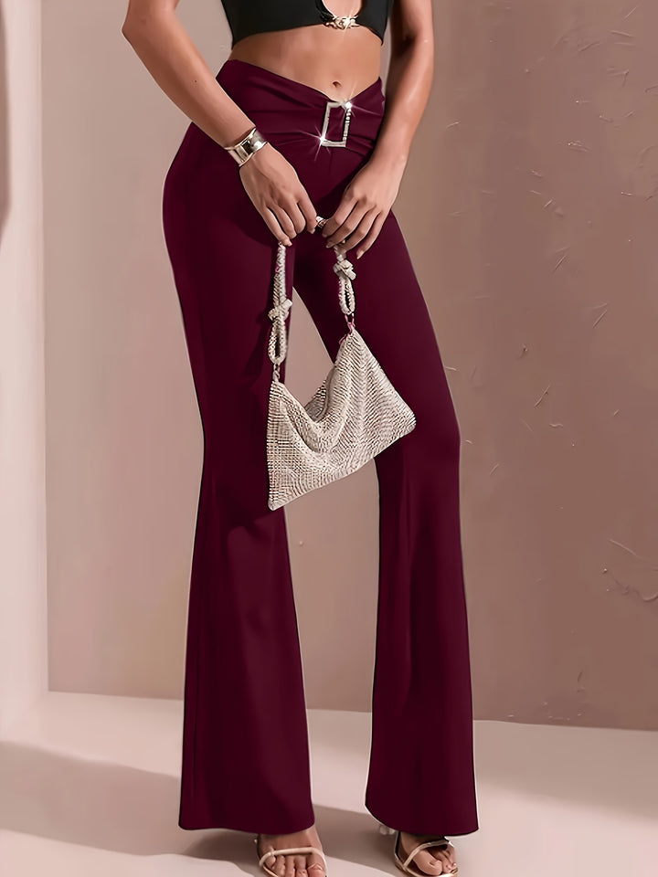 Emmeline | High-Waisted Flared Trousers