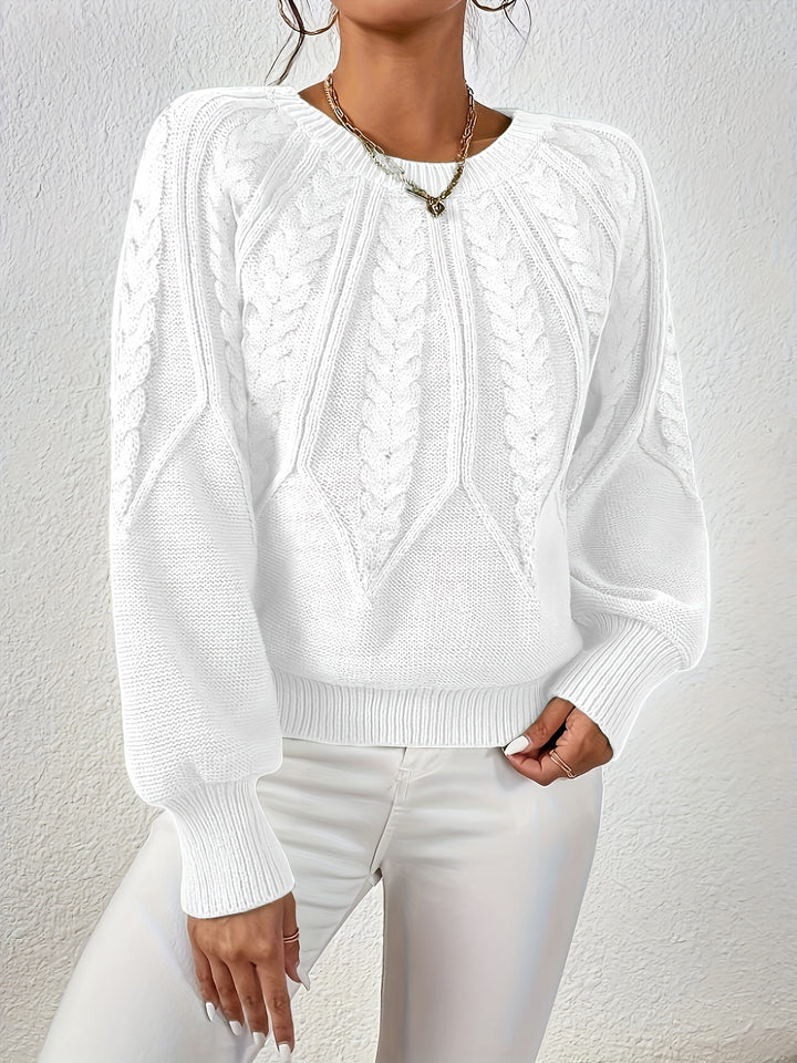 Astrid | Cable-Knit Round-Neck Sweater