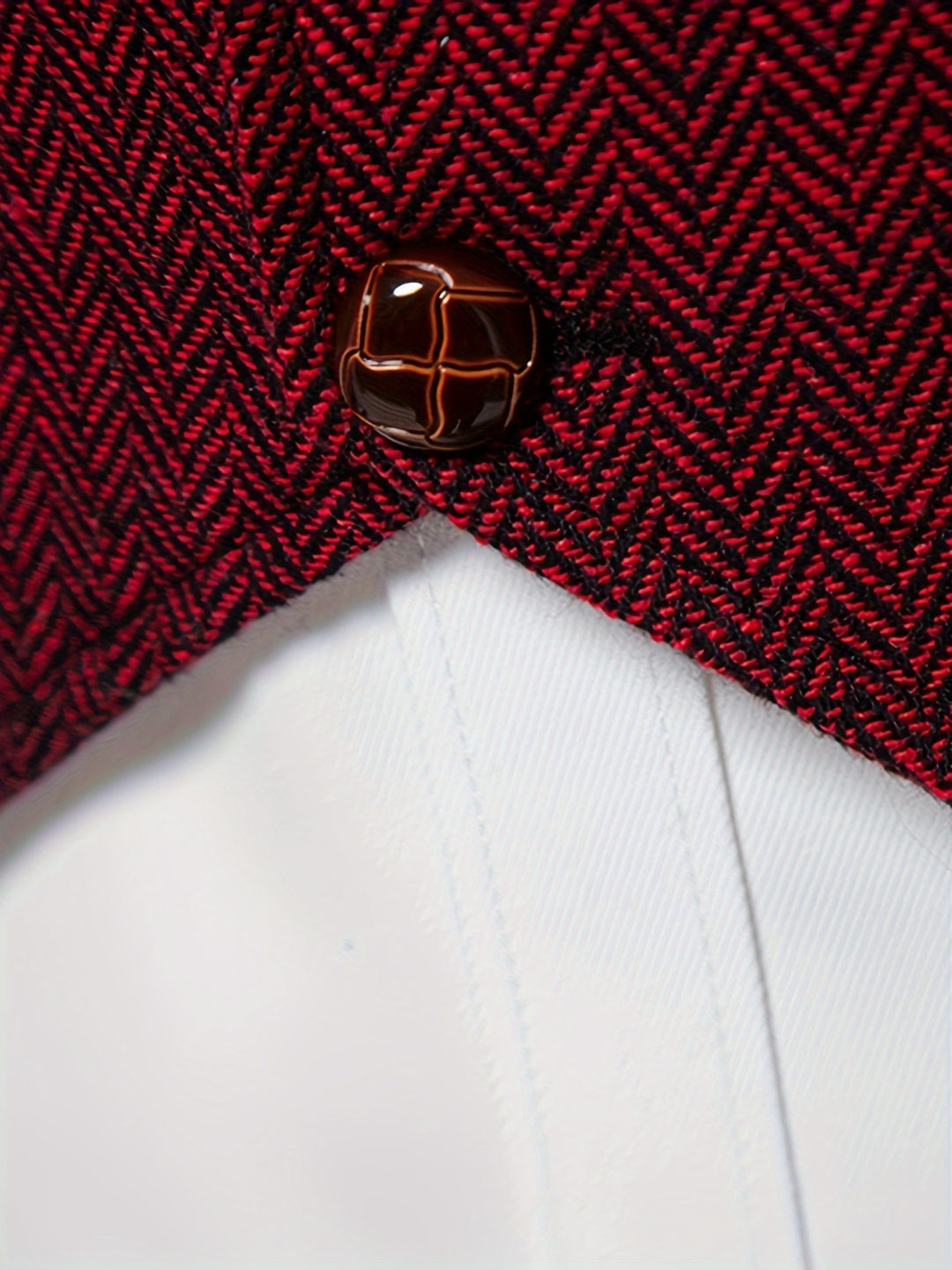 Silas | Herringbone Single-Breasted Waistcoat