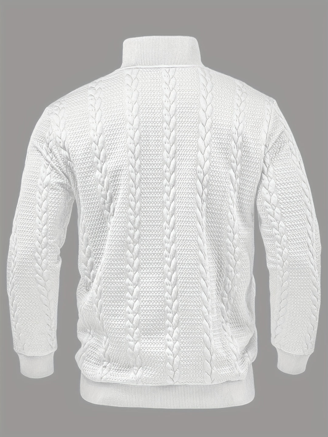 Griffin | Textured Button-Neck Pullover