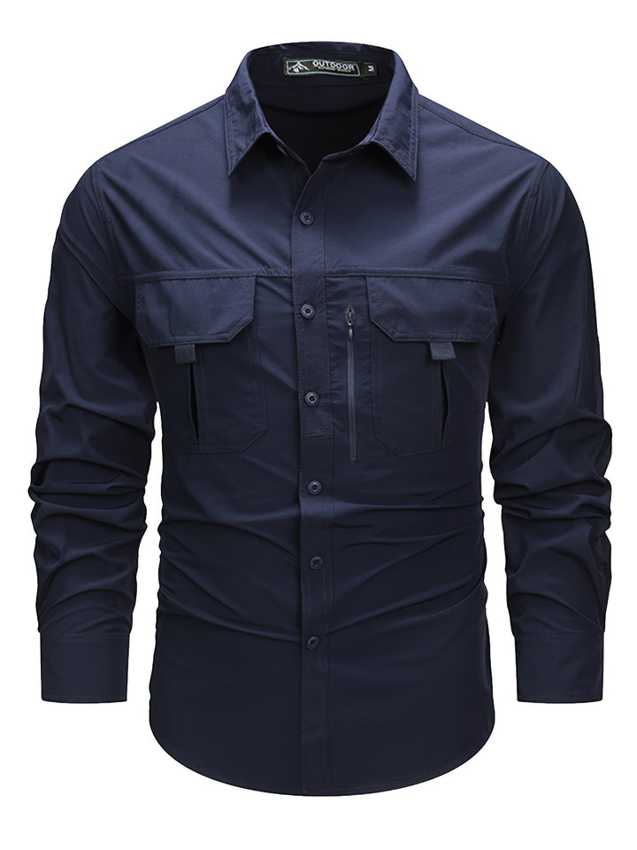 Hollis | Utility Long-Sleeve Cargo Shirt
