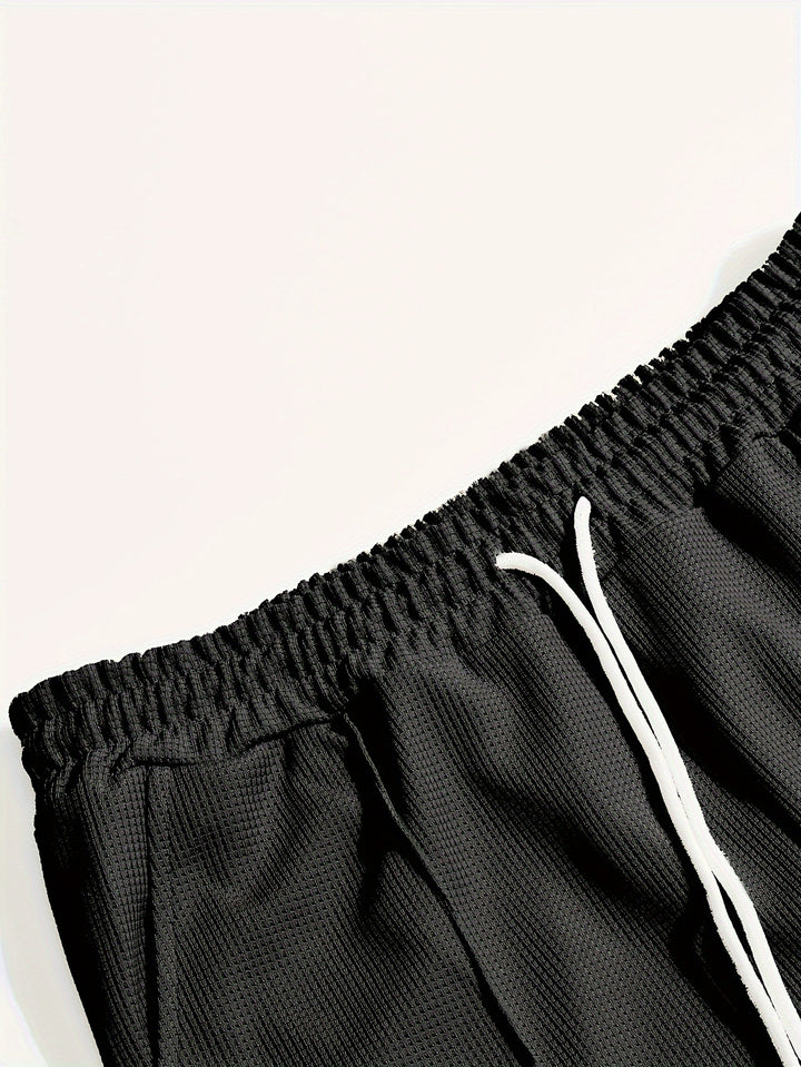 Xavier | Relaxed Waffle-Knit Two-Piece Set
