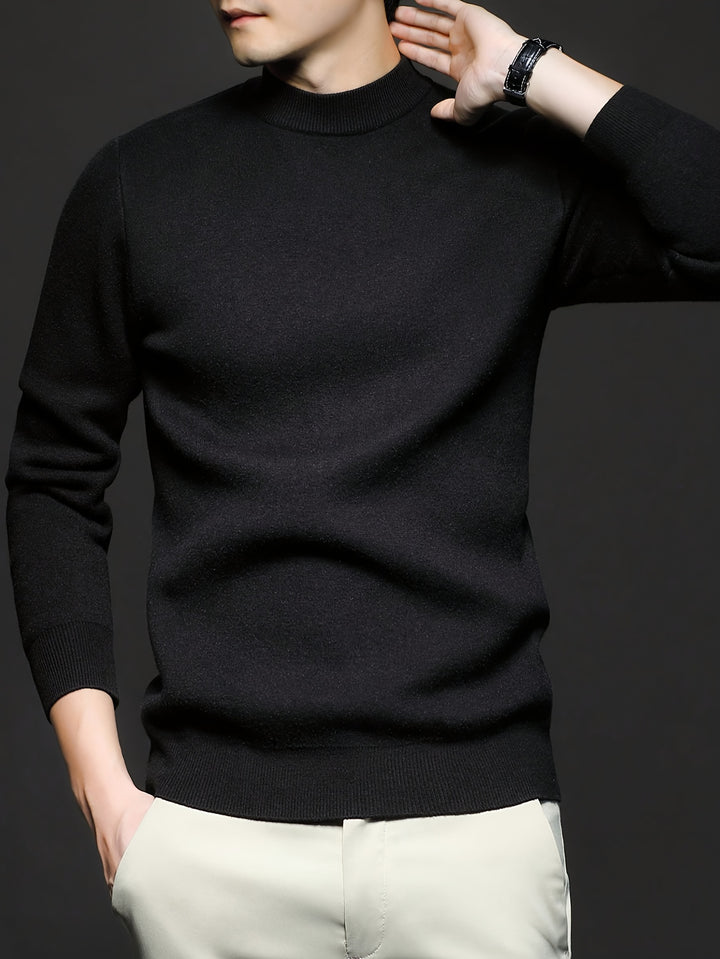 Tobias | Refined High-Neck Sweater